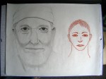 Visage - Sanguine et graphite sur papier Ingres - Septembre 2014