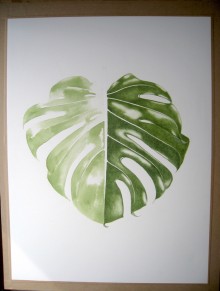 Monstera - Aquarelle - Mars 2017