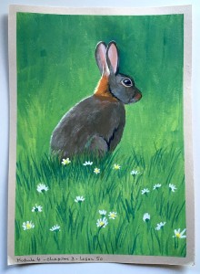 Lapin - Gouache - 2023